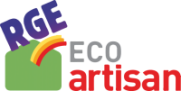 Logo RGE Eco Artisan, certification pour les travaux de rénovation énergétique