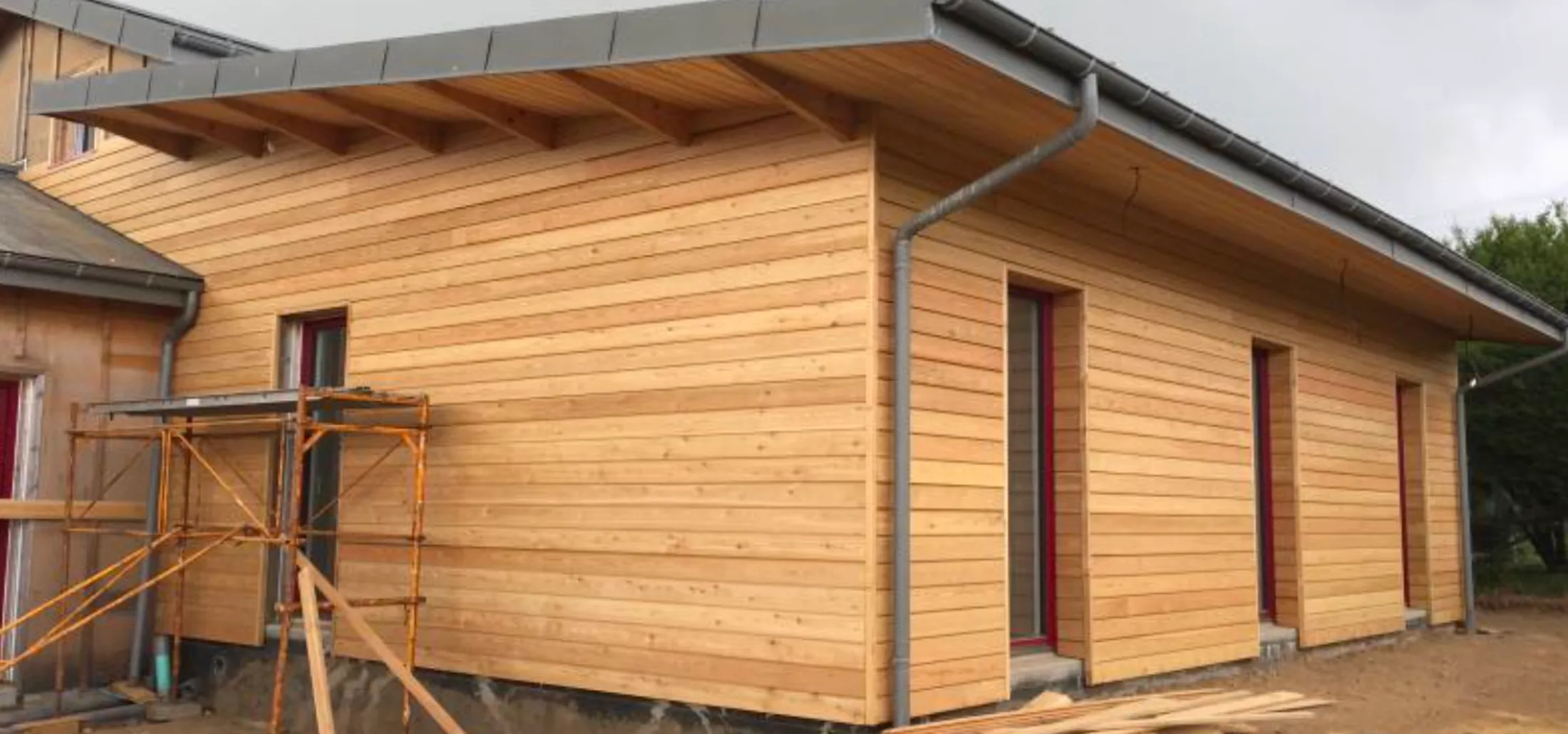 Construction d'une maison à ossature bois en Maine-et-Loire